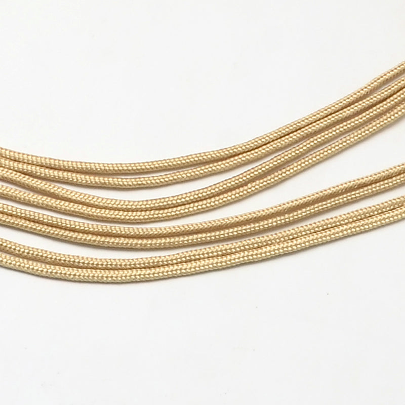 Paracord dünn 2 mm, Sand, 10 m