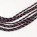 Paracord dünn 2 mm, gemustert schwarz-pink-grau, 10 m