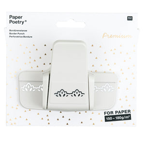 Paper Poetry Bordürenstanzer Ornament 1,5x4cm klein