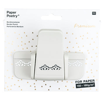 Paper Poetry Bordürenstanzer Ornament 1,5x4cm klein