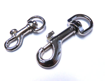 Karabinerhaken mit Wirbel 3 Stück/Packung