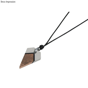 Gießform Anhänger Fünfeck geometrische Figur 2,5 x 3,9cm