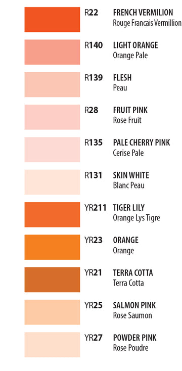 Touch Twin Marker, Alkohol-Marker, ORANGE-HAUT-Töne, 1 Stück