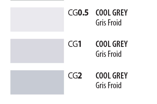 Touch Twin Marker, Alkohol-Marker, COOL GREY-Töne, 1 Stück