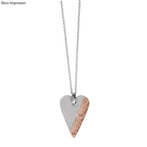 Gießform Anhänger Herz 2,7 x 3,9cm