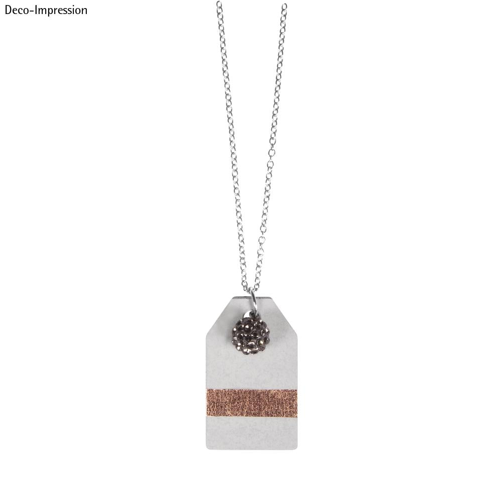 Gießform Anhänger Plakette, 2,3 x 3,9cm