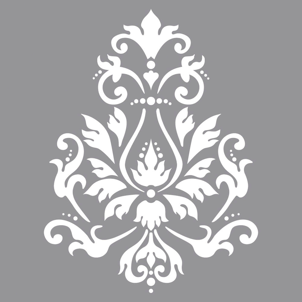 Schablone Ornament Brokatmotiv 30,5 x 30,5cm
