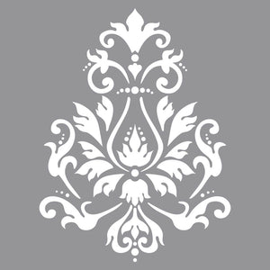 Schablone Ornament Brokatmotiv 30,5 x 30,5cm
