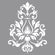 Schablone Ornament Brokatmotiv 30,5 x 30,5cm