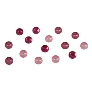 Rocailles Perlen Großloch pink rosa Mix 5,5mm 80 Stück / Dose