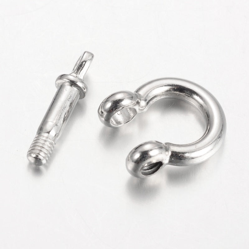 Mini Schäkelverschluss, 20x24x4mm, pro Stück