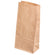 Kraftpapier Falttüten braun lebensmittelecht 11x6x22,5cm 6 Stk