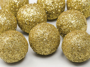 Glitzer-Dekobälle Streukugeln 3cm 9Stk.