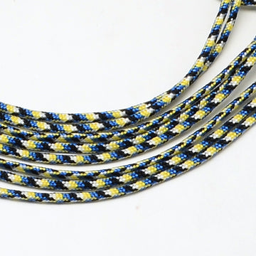 Paracord blau-gelb-schwarz-weiß 2mm 10 m/Bd.