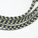 Paracord blau-gelb-schwarz-weiß 2mm 10 m/Bd.
