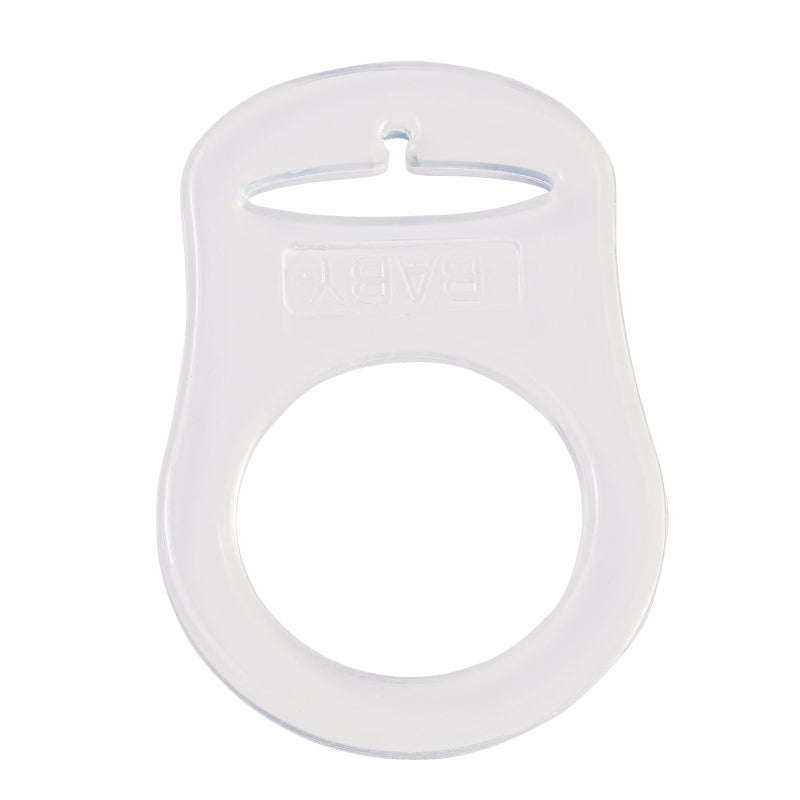 Schnulli Silikonring für Schnullerketten, 5 verschiedene Farben