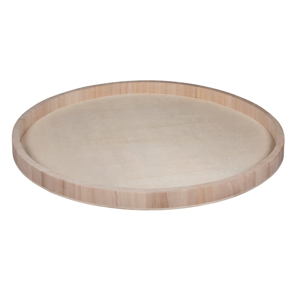 Holz-Dekotablett rund FSC Mix Credit