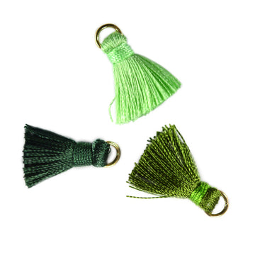 Quaste mit Öse Tassel 20mm 3 Stück