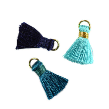 Quaste mit Öse Tassel 20mm 3 Stück