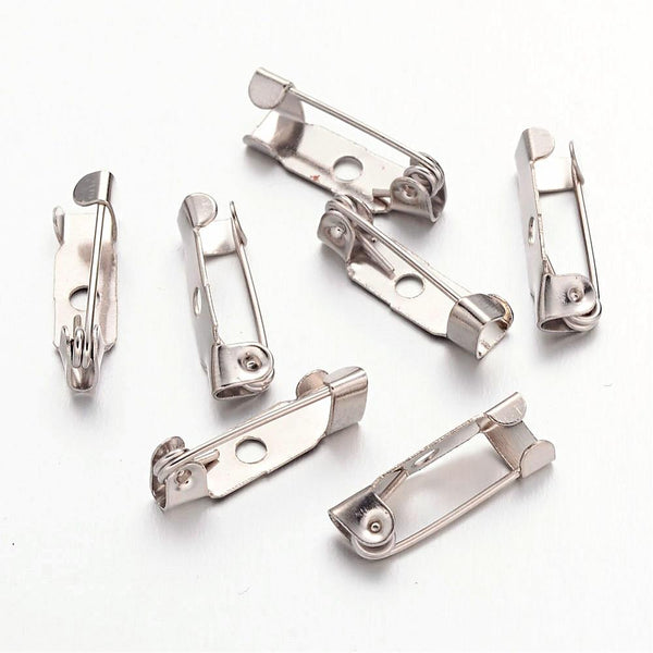 Broschennadel platin 15mm 50 Stück/Packung
