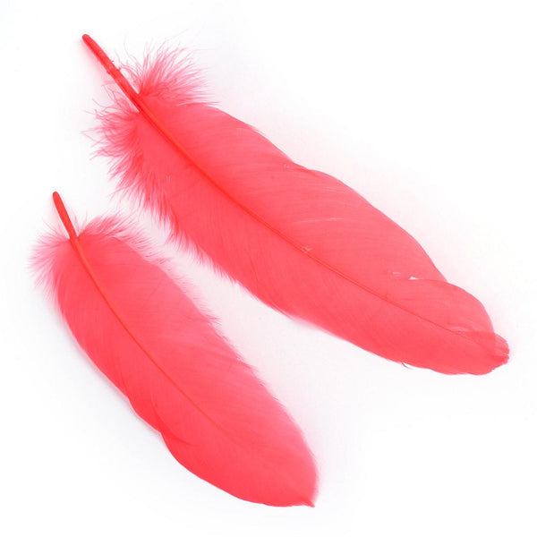 Indianerfedern rot 14-21 cm lang 20 Stück