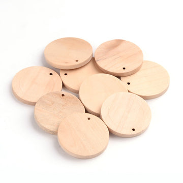 Anhänger Holzplatine 34x3,5mm, 1mm Lochbohrung, 10 Stück/Verpackung