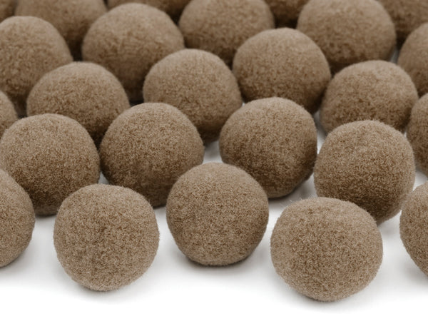 Plüsch-Pompons Plüsch-Pompons verschiedene Farben 20 Stück 2cm