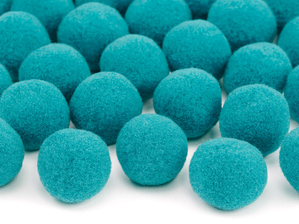 Plüsch-Pompons Plüsch-Pompons verschiedene Farben 20 Stück 2cm