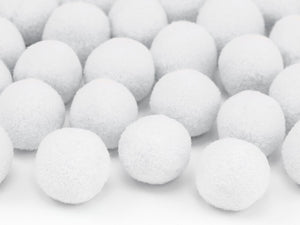 Plüsch-Pompons Plüsch-Pompons verschiedene Farben 20 Stück 2cm