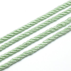 Kordel pastellgrün gedreht 5mm
