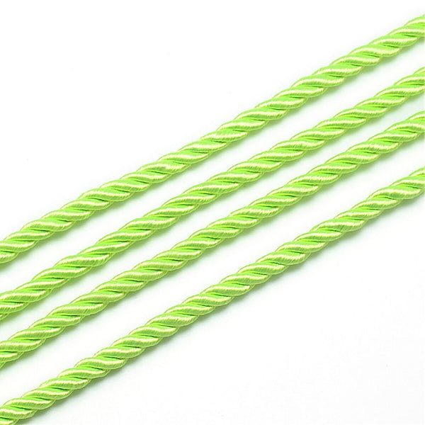 Kordel aus Polyester gedreht apfelgrün 5mm