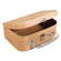 Pappmaché Koffer 100%FSC Recycled mit Metall-Griff braun 18x12x6,5cm