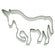 Ausstechform Einhorn Unicorn 11cm