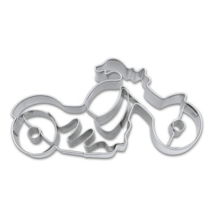 Motorrad 7cm Präge-Ausstecher Ausstechform Edelstahl