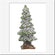 Miniatur Tannenbaum m. Schnee aus Polyresin