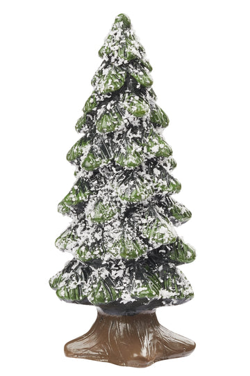Miniatur Tannenbaum m. Schnee aus Polyresin
