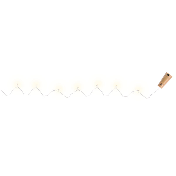 Mini LED-Lichterkette Korken 1,35m