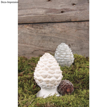 Latex Vollform-Gießform Pinienzapfen 7x8,5cm