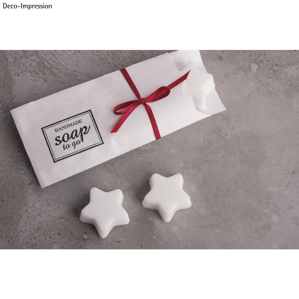 Gießform Sterne 6-zackig PET-Kunststoff Tiefe 3cm 4 teilig