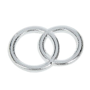 Wachsdekor Ehering glänzend 30mm