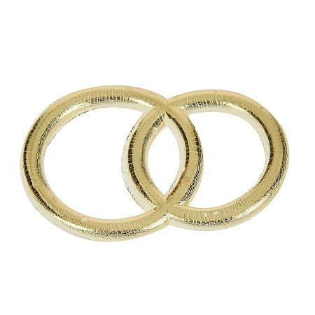 Wachsdekor Ehering glänzend 30mm