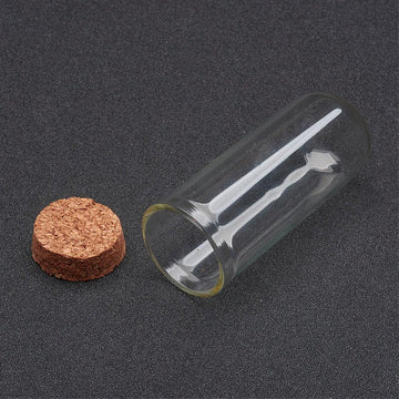 Glass Dome mit Kork Glaskuppel 71x30mm