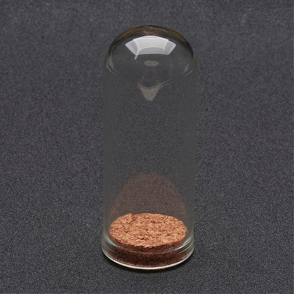 Glass Dome mit Kork Glaskuppel 71x30mm