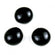 Glas Nuggets schwarz 18-20 mm 100g/ca. 20 Stück
