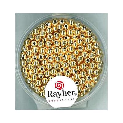 Plastik-Rundperlen metallic glänzend 3mm 250 Stück/Dose