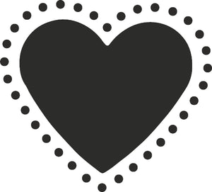 Flexi-Motivstanzer Herz magnetisch 33mm