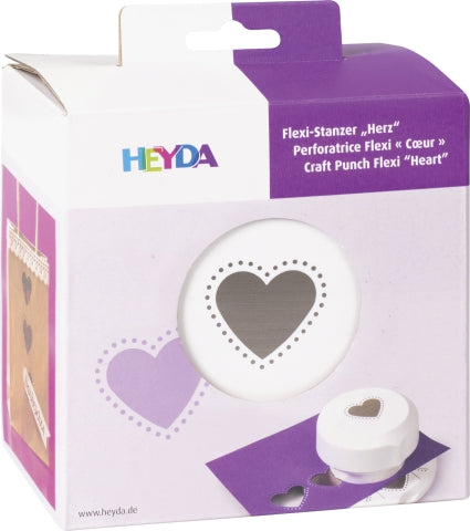 Flexi-Motivstanzer Herz magnetisch 33mm