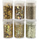 Glittersortiment gold 6 x 5g sortiert