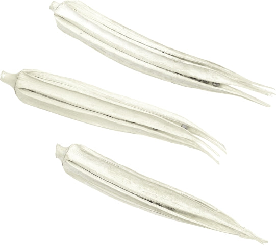 Okraschoten weiß Naturprodukt Okrapod 11-25cm 3 Stück/Pkg.