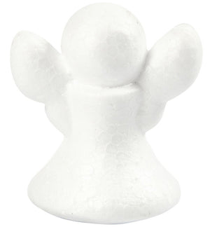 Styropor-Engel weiß H: 6cm 5Stck.